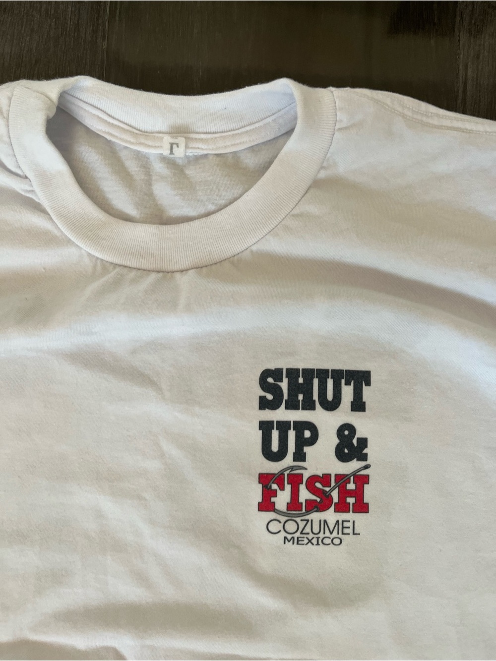 Shut Up & Fish Cozumel Graphic Tee - White View 3